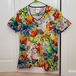 Lion King scrub top M